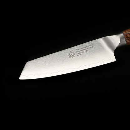 Couteau Santoku Puma Ip 5,5", Acier VG10 damassé 67 couches, fabriqué en allemagne